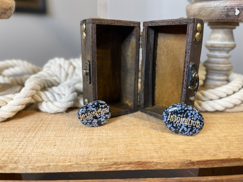 INSPIRATION Wordstone Totem / Spirit Stone Engraved on Assorted Gemstones