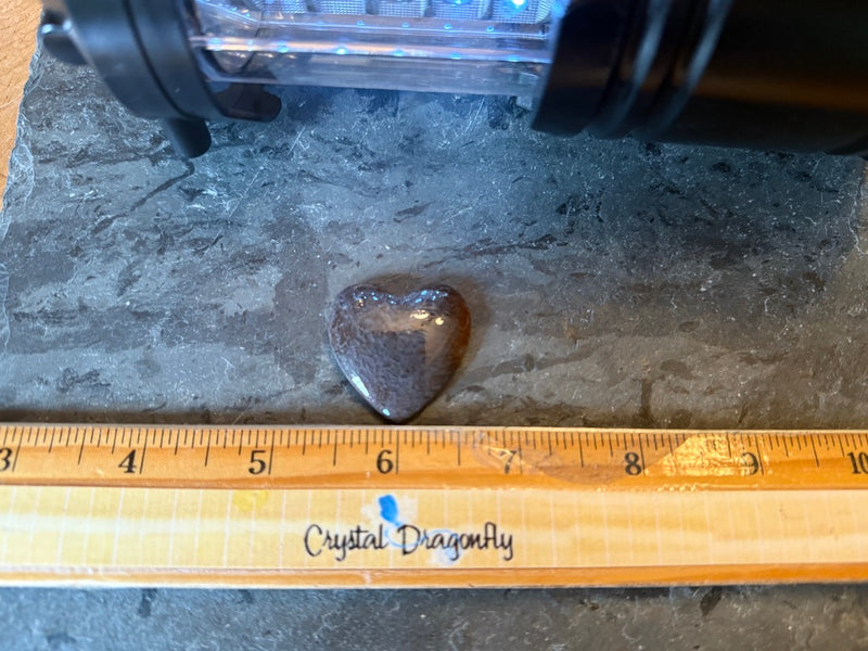 Turkish Agate Heart Shape Cabochon FB2365 💜
