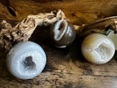 Agate Geode Drusy Spheres for strength, courage, protection, healing FB2110 ๐ฎ