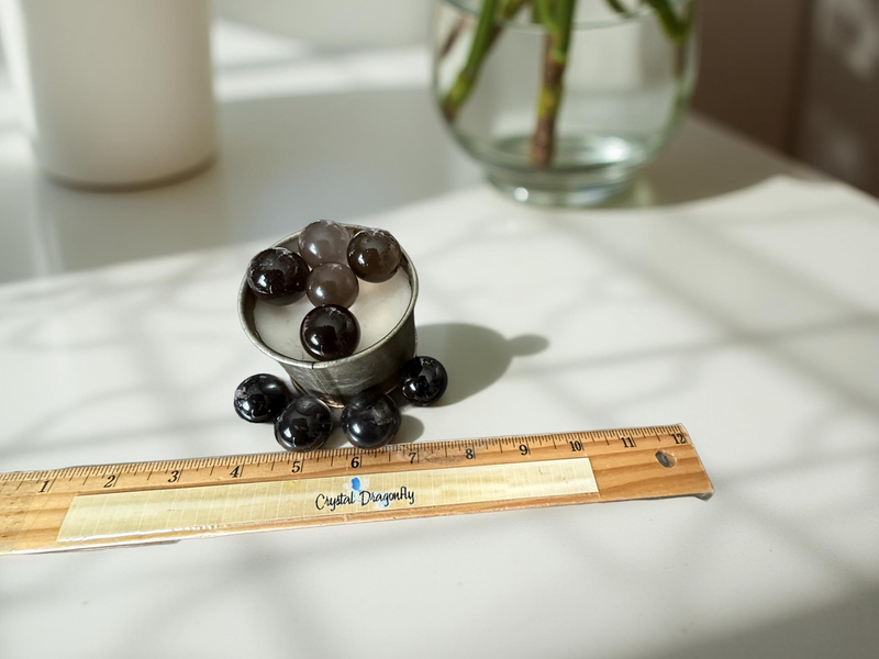 Smoky Quartz Spheres, Small for Grounding, Protection FB1892 🐚