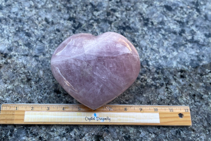 Rose Quartz Hearts, Large for calm, nurturing and love FB1461