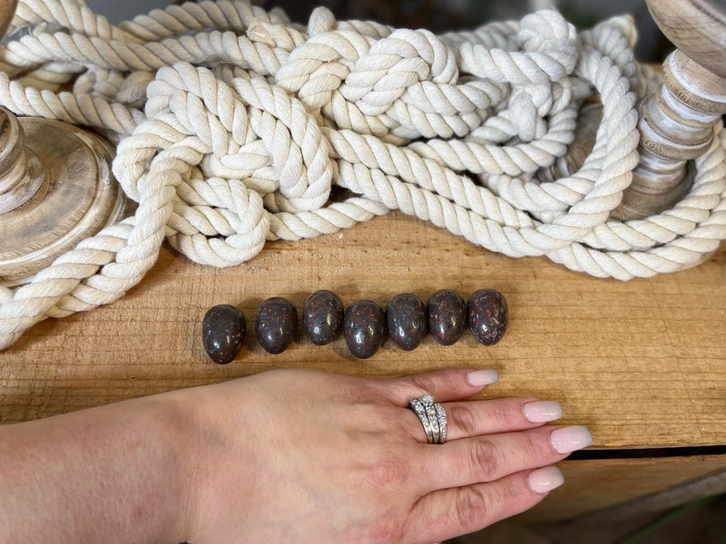 Mini Jasper Eggs for grounding, strength, courage and endurance FB1923