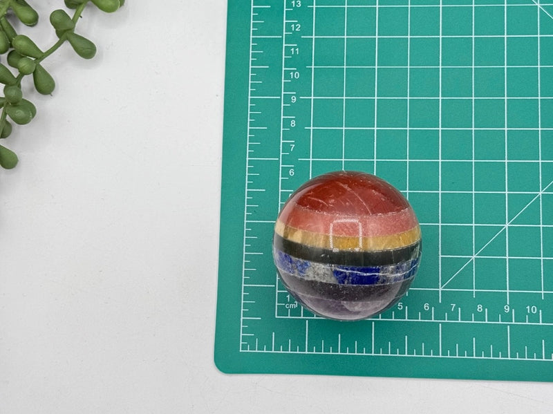 Chakra Bonded Seven Stone Sphere FB2617 🍐