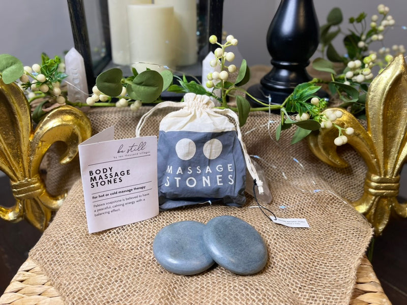 Palewa Massage stones with Pouch and Instructions FB2001 💙