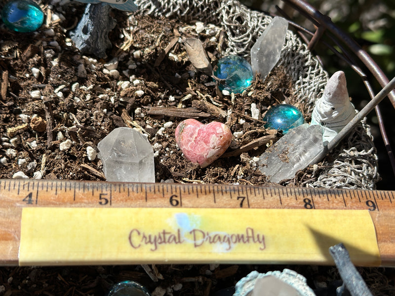 Rhodochrosite Pocket Heart - Happiness - Joy - Emotional Healing - Self-Love FB1582