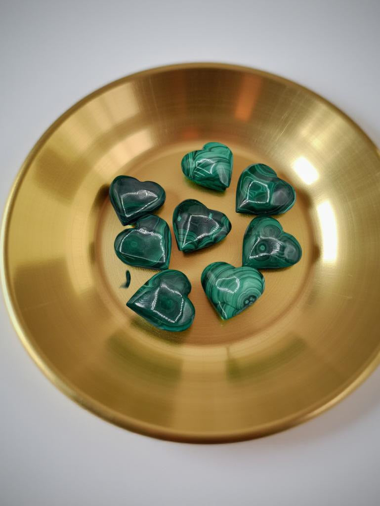 Malachite Larger Pocket Heart FB1008 🍃
