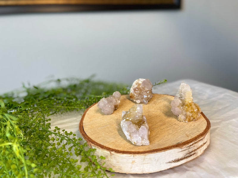 Spirit Quartz, Citrine Points / Clusters, Prosperity, Healing, Joy, Calm FB2031