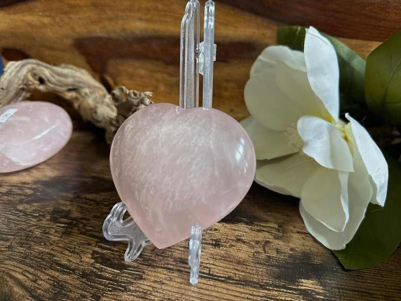 Rose Quartz Hearts, Large for calm, nurturing and love FB1461