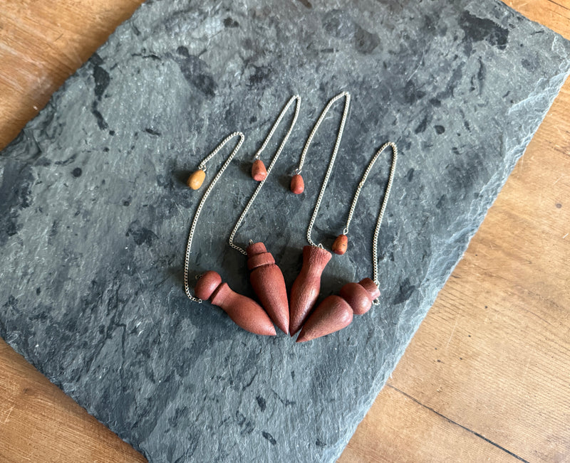 Wood Pendulum, grounding, divination FB3225 🍐