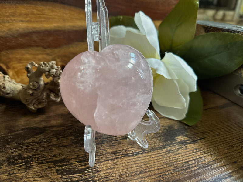 Rose Quartz Hearts, Large for calm, nurturing and love FB1461