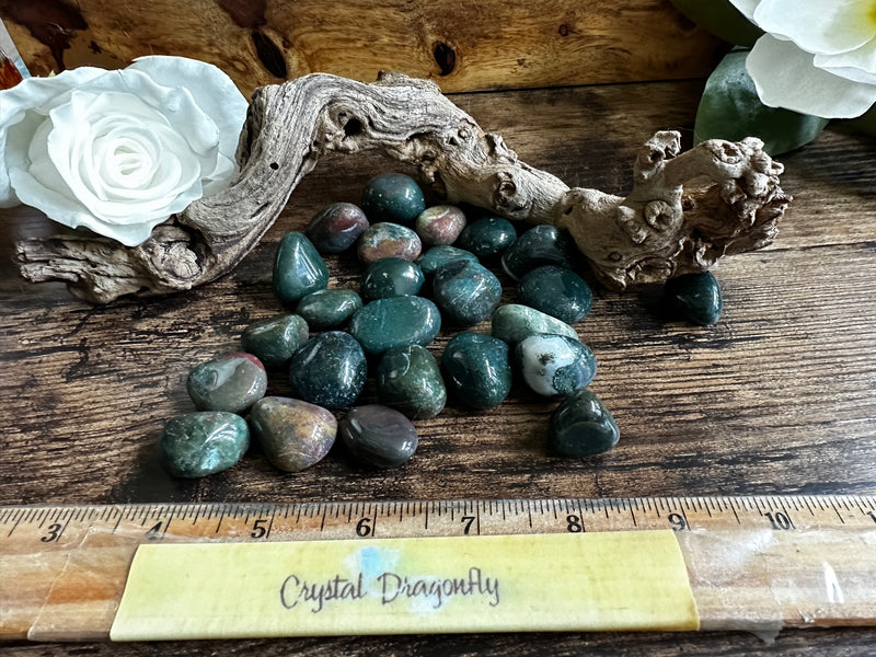 Tumbled Bloodstone - Safe Travel, Abundance, Prosperity