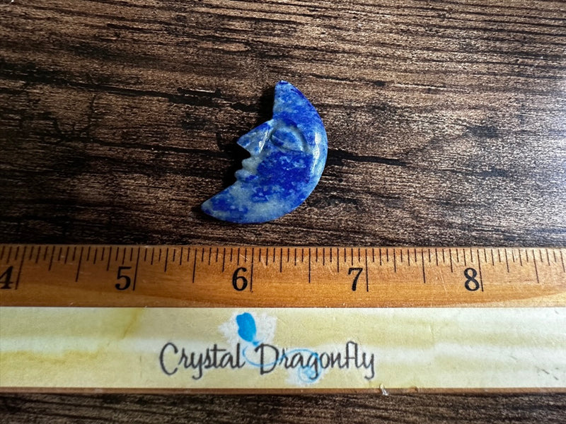 CELESTIAL Carvings ☔ CARVED Crescent Moons and Sun Faces FB2828