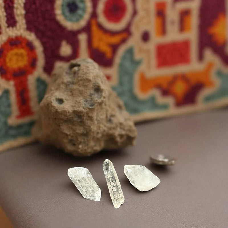 Clear Quartz Natural Points Personal Collection Trio FB2987 💎
