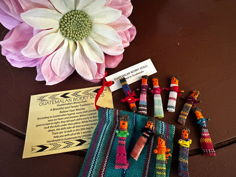 Guatemalan Worry Dolls with Cloth Pouch FB3415