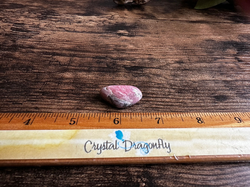Tumbled Gemmy Pink Rhodochrosite, a Stone of Love and Balance FB1552