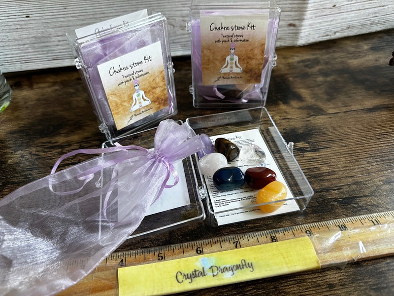 Chakra Balancing Stone Kit FB3357  🩷🧡💛💚💙