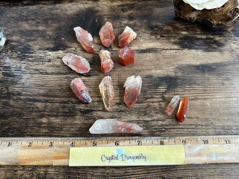 Red Quartz Natural Points from Morocco FB2040