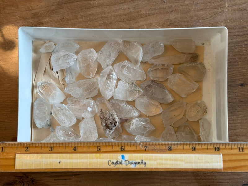 Clear Quartz Natural Points! Great for Crystal Grids - Stone of Power FB3311 🌼💛🌼