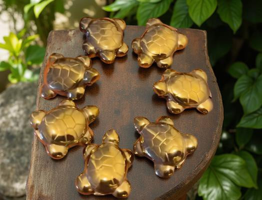 Pyrite Turtle Totem/Spirit Animal Carving FB3038 🐢