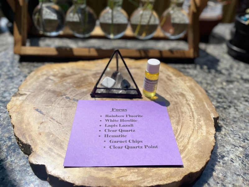 Crystal Energy Terrariums, Complete Collections with Intention FB1201