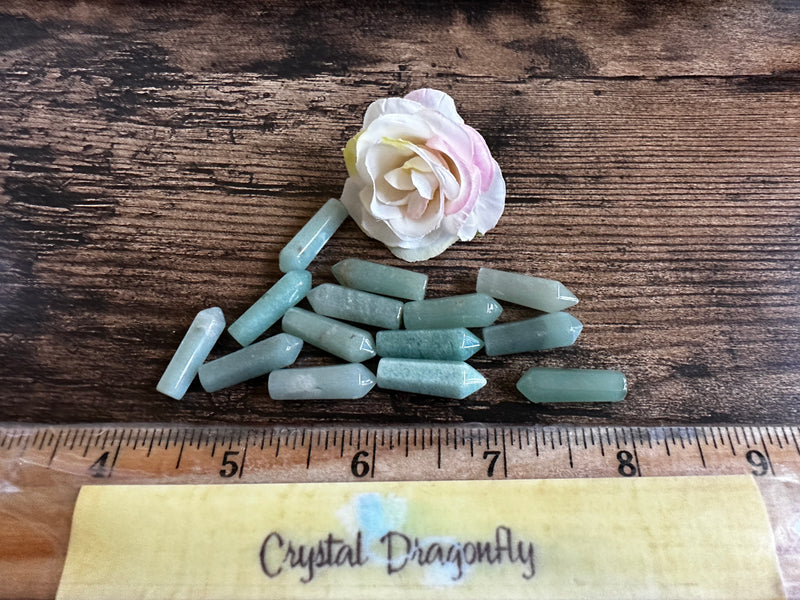 Green Aventurine Single Terminated Mini Points for Crystal, Reiki and Energy Healing FB2453