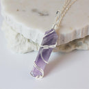 Wire Wrapped Gemstone Carved Point Pendant FB1238 🎀