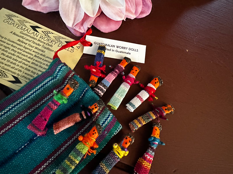 Guatemalan Worry Dolls with Cloth Pouch FB3415
