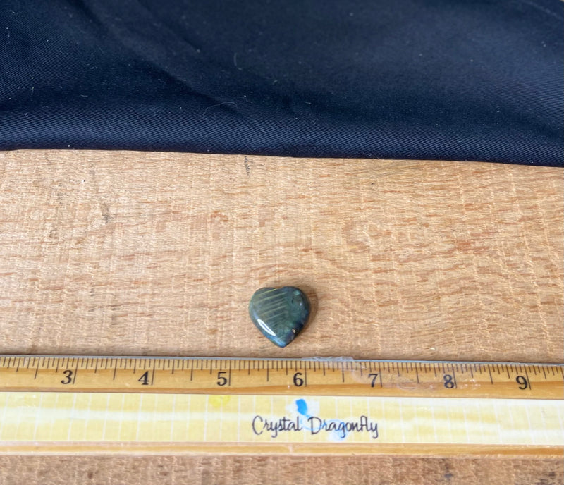 Labradorite Pocket Hearts - Stone of Magic, for emotional healing and psychic abilities