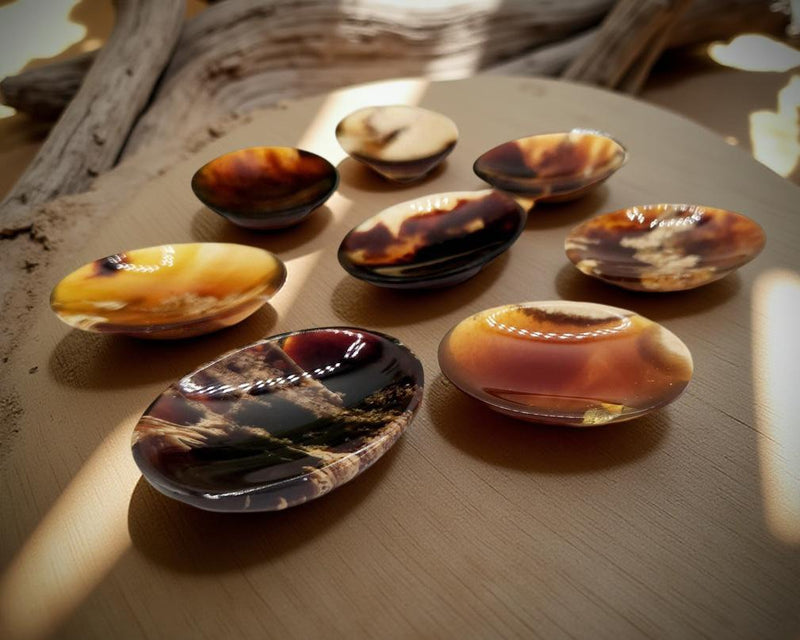Amber AA Quality Worry Stones - manifestation and comfort FB2428 💛