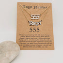 Angel Numbers Necklace FB2519 🪽💗🪽
