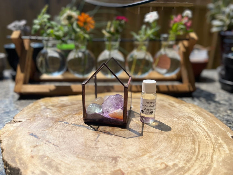 Crystal Energy Terrariums, Complete Collections with Intention FB1201