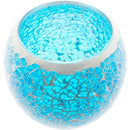 Blue Glass Mosaic LED T-Light Candle Holder 💙 FB2037