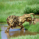 Brass Lion Mini Totem / Spirit Animal Figurine FB1775 🐅
