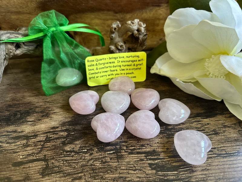 Rose Quartz Pocket Hearts FB1596