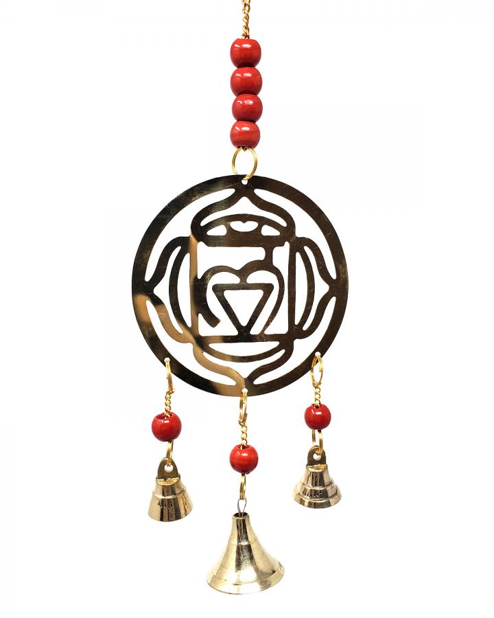 Chakra Brass Windchimes, All 7 Major Chakras FB3226