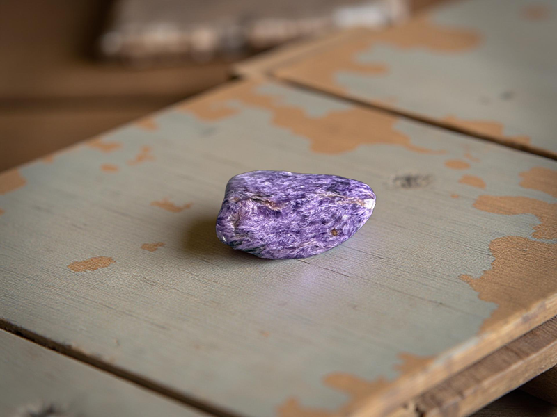 Charoite Tumbled Stones, Assorted Sizes, Excellent Color FB2625  🌿