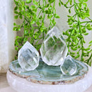 Clear Quartz Faceted Eggs, Beautiful Reflections FB2534 💎