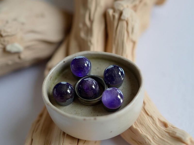Amethyst Mini Sphere from South Africa,Third Eye Chakra FB2949 💜