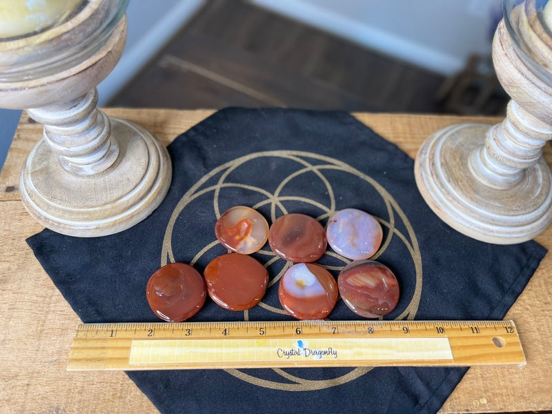 Carnelian Soothing Stone for personal power, vitality, and passion FB1489