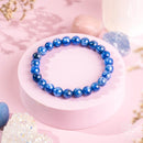Rare Polished Kyanite Bracelet - My Truth, My Power – CI601 💜