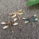 Dragonfly Enamel Sparkle Brooch FB2186 π