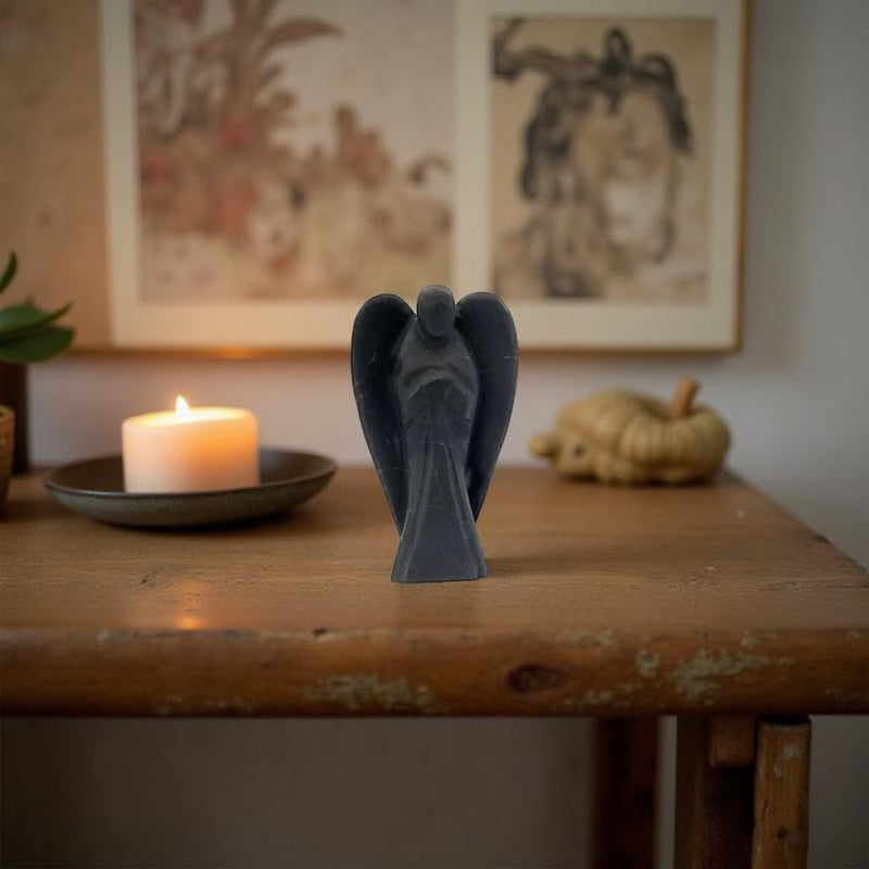 Shungite Angel, 2" Tall FB3092 💠