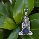 Sterling Silver Gaia with Azurite & Malachite FB1122 🌿