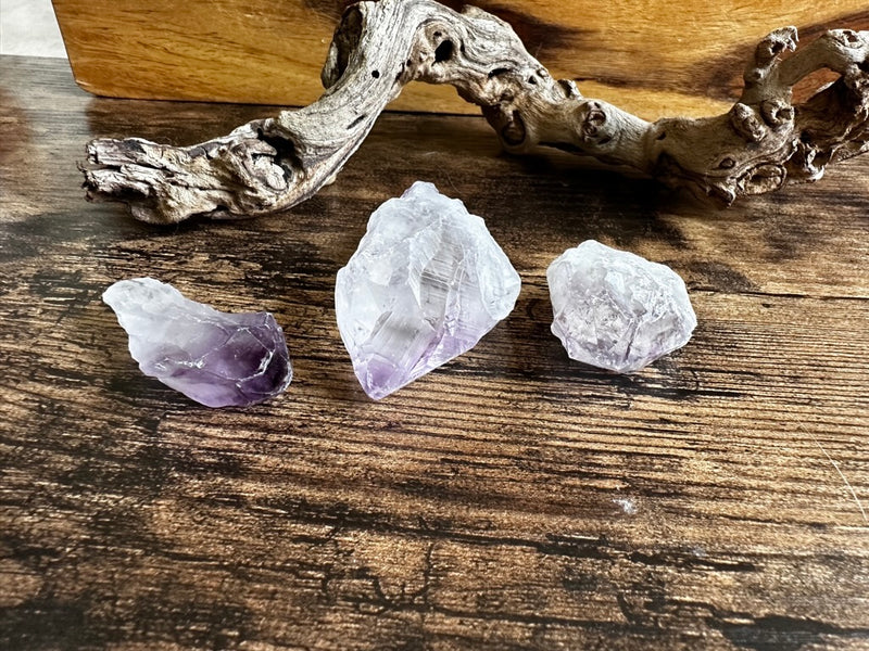 Amethyst Rough Points, Beautiful Faceted Tips, A quality, for tranquility, calm and serenity FB2677