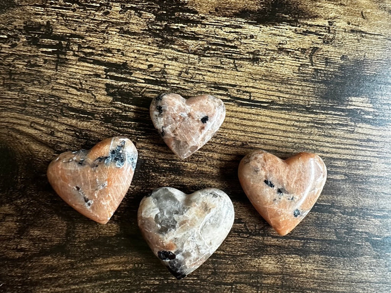 Black Tourmaline with Feldspar Heart from Brazil FB2887