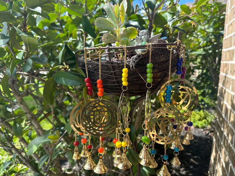 Chakra Brass Windchimes, All 7 Major Chakras FB3226