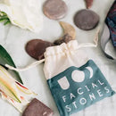 Face Massage Stones with Drawstring Pouch FB3414 💆♀️