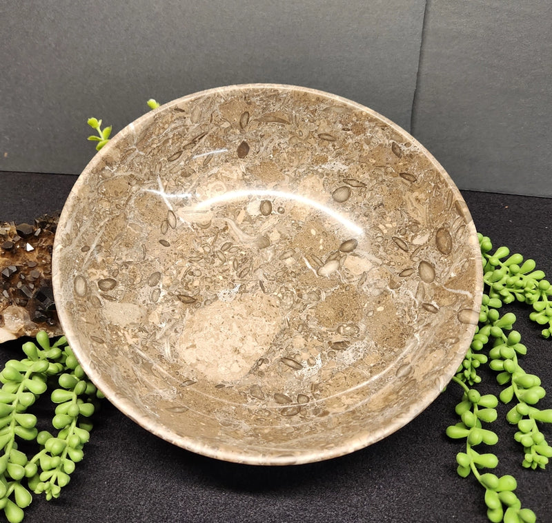 Fossil Marble Large Gemstone Bowl FB2716 🐚