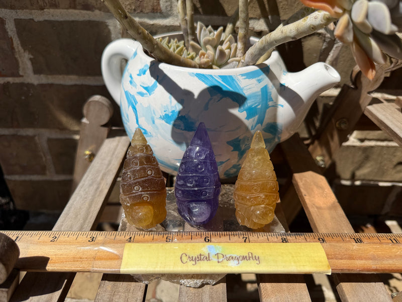 Gnomes, adorable and quirky, Fluorite and Sodalite FB3159