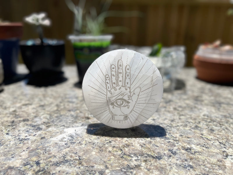 Selenite Thick Etched Display / Charging Plates / Bases FB1553